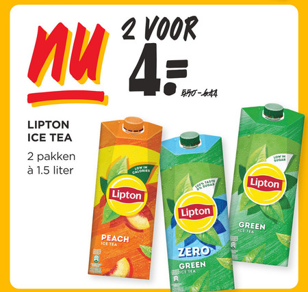 Lipton   ice tea folder aanbieding bij  Jumbo - details