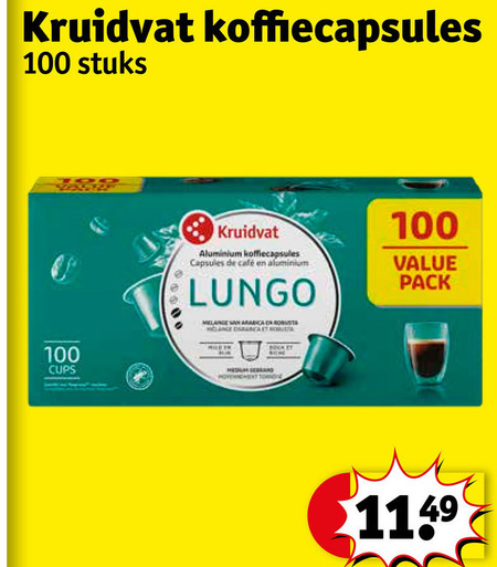 Kruidvat Huismerk   koffiecups folder aanbieding bij  Kruidvat - details