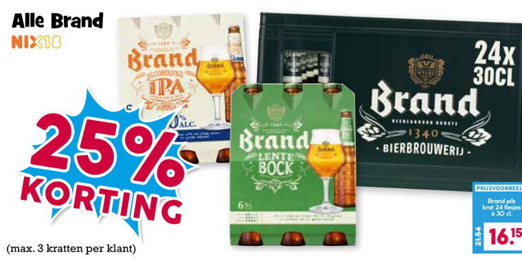 Brand   blikje bier, lentebokbier folder aanbieding bij  Boons Markt - details