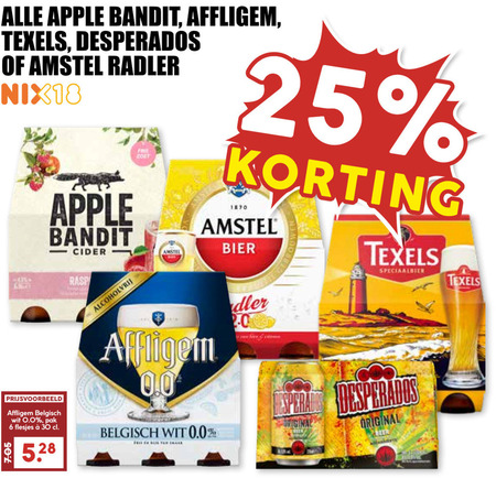 Desperados   radler bier, speciaalbier folder aanbieding bij  MCD Supermarkt Basis - details