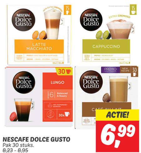 Nescafe   dolce gusto capsules folder aanbieding bij  Dekamarkt - details