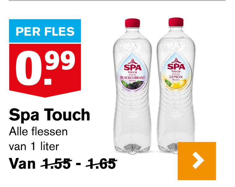 Spa en Fruit   fruitdrank folder aanbieding bij  Hoogvliet - details