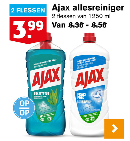 Ajax   allesreiniger folder aanbieding bij  Hoogvliet - details