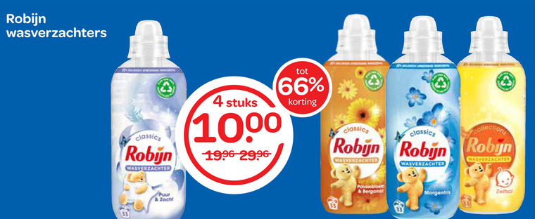 Robijn   wasverzachter folder aanbieding bij  Spar - details