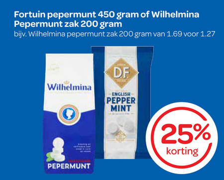 Fortuin   pepermunt folder aanbieding bij  Spar - details