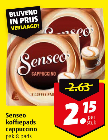 Douwe Egberts Senseo   koffiepad folder aanbieding bij  Boni - details