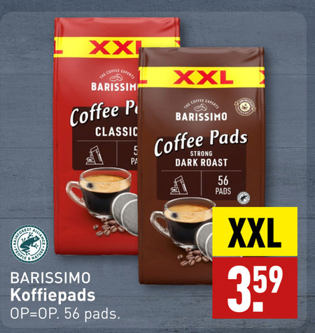 Barissimo   koffiepad folder aanbieding bij  Aldi - details