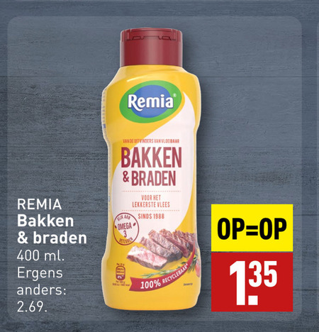 Remia   olie en vetten folder aanbieding bij  Aldi - details