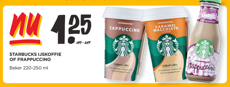 Starbucks   ijskoffie folder aanbieding bij  Jumbo - details