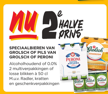 Grolsch   speciaalbier, blikje bier folder aanbieding bij  Jumbo - details