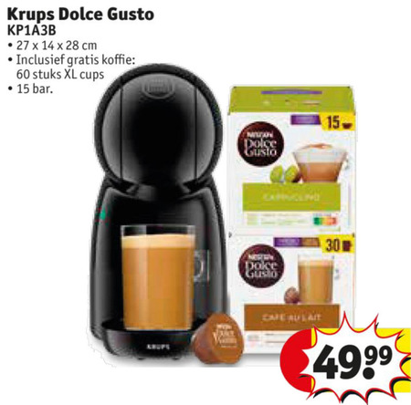 Krups   dolce gusto apparaat folder aanbieding bij  Kruidvat - details