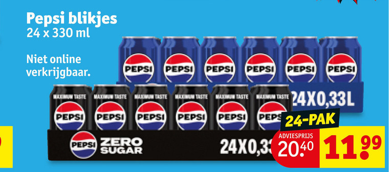 Pepsi   cola folder aanbieding bij  Kruidvat - details