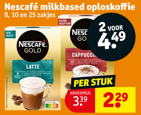 Nescafe   oploskoffie folder aanbieding bij  Kruidvat - details