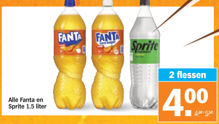 Fanta   frisdrank folder aanbieding bij  Albert Heijn - details