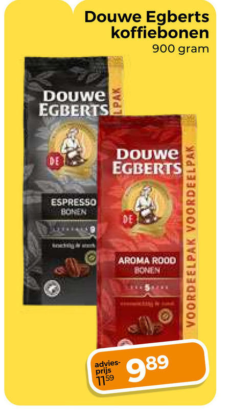 Douwe Egberts   koffiebonen folder aanbieding bij  Trekpleister - details