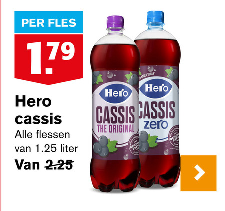 Hero   frisdrank folder aanbieding bij  Hoogvliet - details