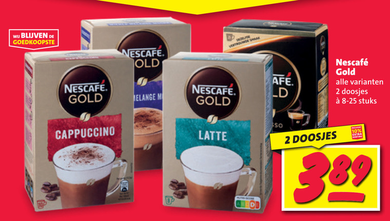 Nescafe   oploskoffie folder aanbieding bij  Nettorama - details