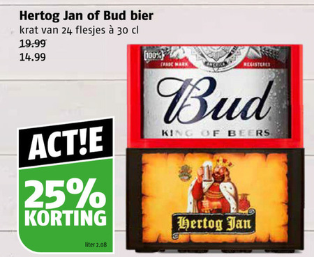 Hertog Jan   krat bier folder aanbieding bij  Poiesz - details