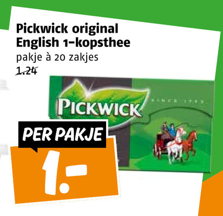 Pickwick   thee folder aanbieding bij  Poiesz - details