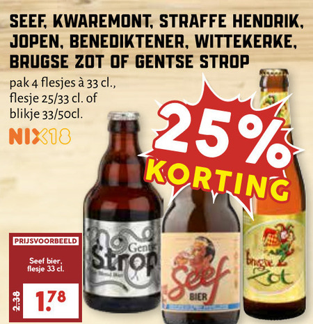 Brugse Zot   speciaalbier folder aanbieding bij  MCD Supermarkt Basis - details