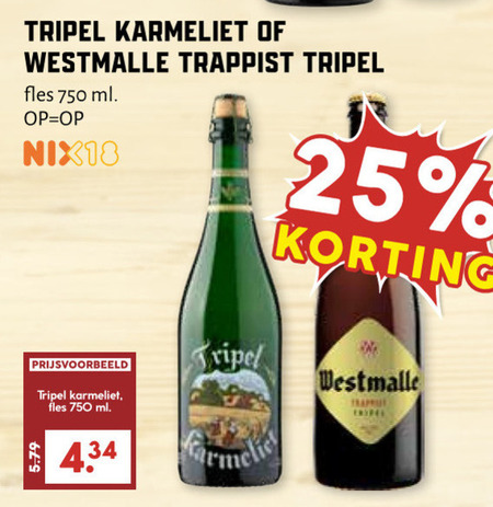 Karmeliet   speciaalbier folder aanbieding bij  MCD Supermarkt Basis - details