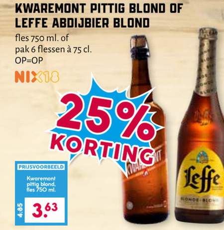 Leffe   speciaalbier folder aanbieding bij  Boons Markt - details