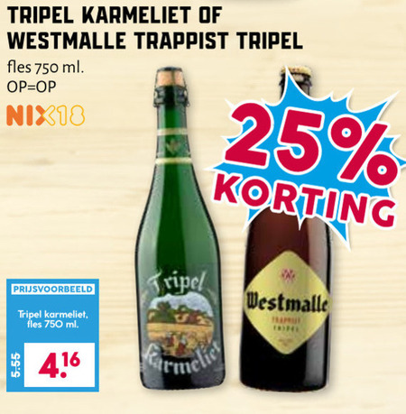 Westmalle   speciaalbier folder aanbieding bij  Boons Markt - details