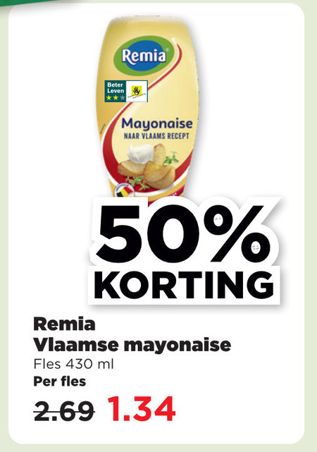 Remia   mayonaise folder aanbieding bij  Plus - details