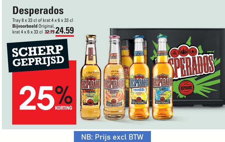 Desperados   speciaalbier folder aanbieding bij  Sligro - details