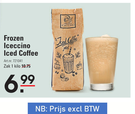 Icecinno   oploskoffie folder aanbieding bij  Sligro - details