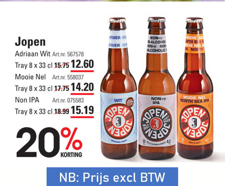 Jopen   speciaalbier folder aanbieding bij  Sligro - details