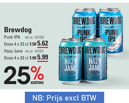 Brewdog   speciaalbier folder aanbieding bij  Sligro - details