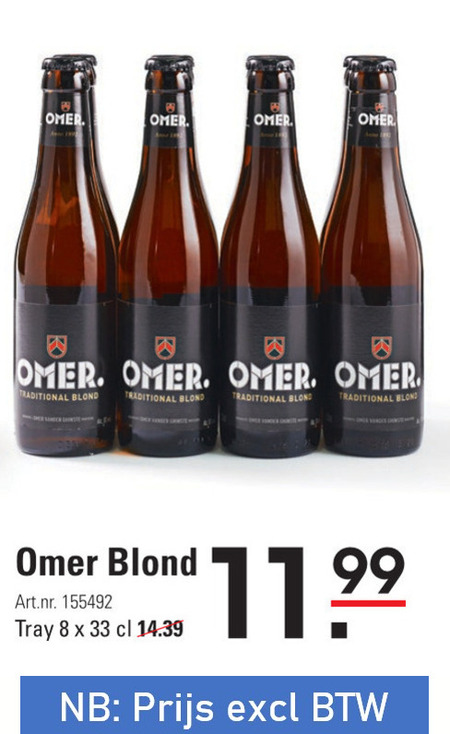 Omer   speciaalbier folder aanbieding bij  Sligro - details