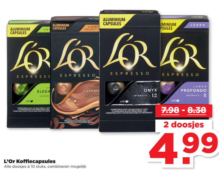 Douwe Egberts L Or   koffiecups folder aanbieding bij  Plus Vandaag - details