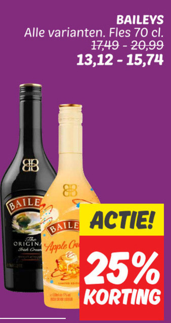 Baileys   likeur folder aanbieding bij  Dekamarkt - details