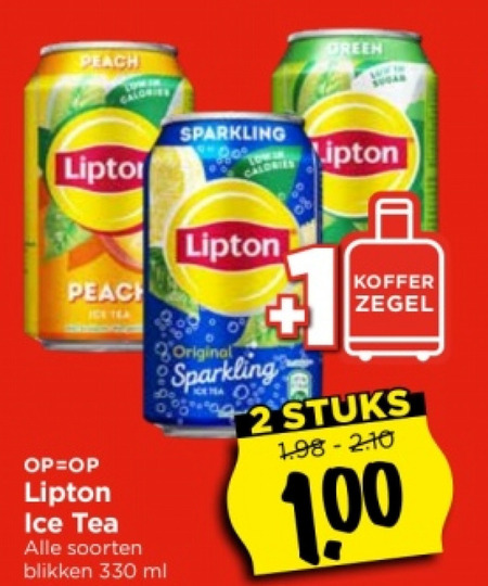 Lipton   ice tea folder aanbieding bij  Vomar - details