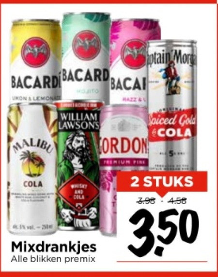 Bacardi   mixdrank folder aanbieding bij  Vomar - details