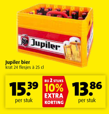 Jupiler   krat bier folder aanbieding bij  Boni - details