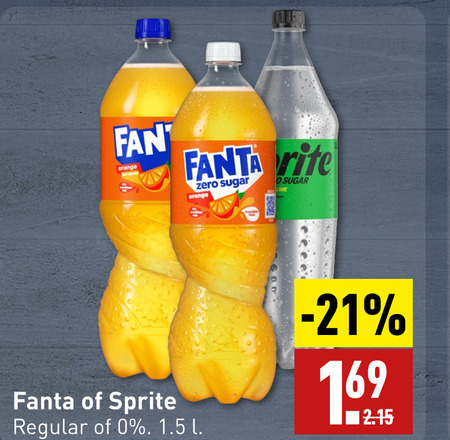 Sprite   frisdrank folder aanbieding bij  Aldi - details