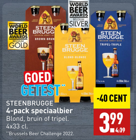 Steenbrugge   speciaalbier folder aanbieding bij  Aldi - details