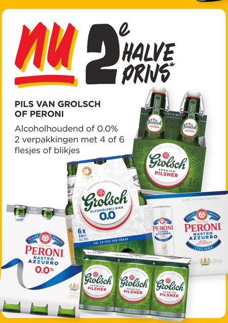 Grolsch   blikje bier folder aanbieding bij  Jumbo - details