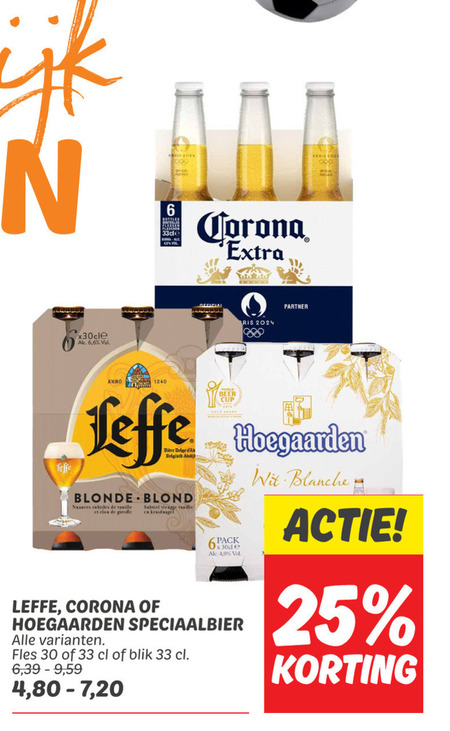 Leffe   speciaalbier, blikje bier folder aanbieding bij  Dekamarkt - details