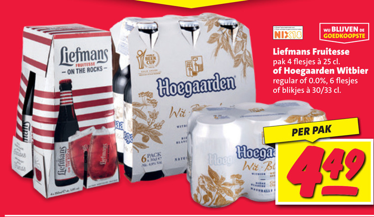 Liefmans   speciaalbier, witbier folder aanbieding bij  Nettorama - details