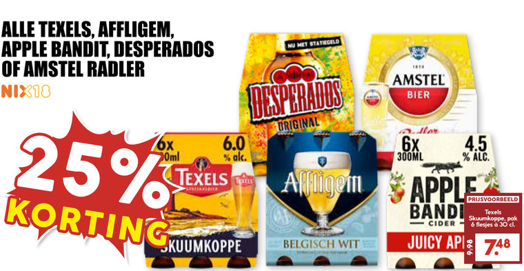 Apple bandit   appelcider, speciaalbier folder aanbieding bij  MCD Supermarkt Basis - details