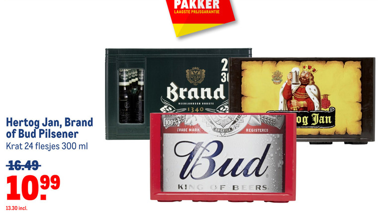 Bud   krat bier folder aanbieding bij  Makro - details