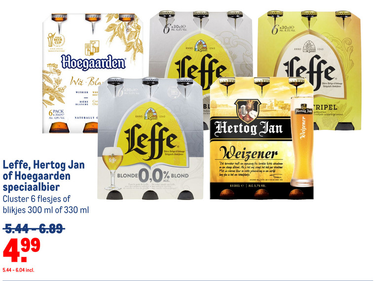 Hertog Jan   blikje bier, speciaalbier folder aanbieding bij  Makro - details