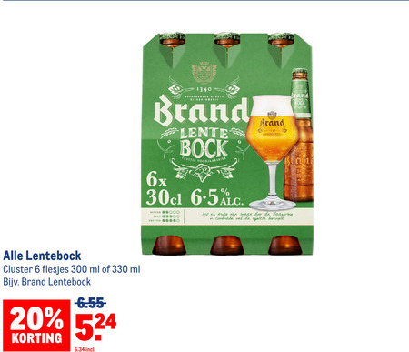 Brand   lentebokbier folder aanbieding bij  Makro - details