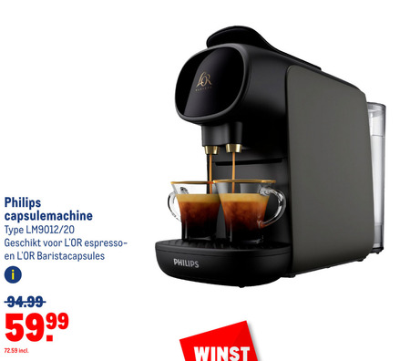 Philips   nespresso apparaat folder aanbieding bij  Makro - details