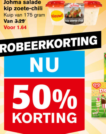 Johma   salade folder aanbieding bij  Hoogvliet - details