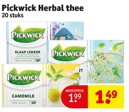 Pickwick   thee folder aanbieding bij  Kruidvat - details